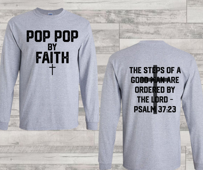 By faith dad (drop down menu)