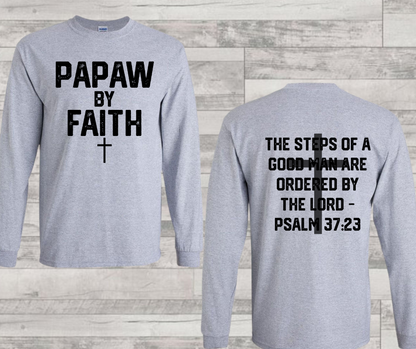 By faith dad (drop down menu)