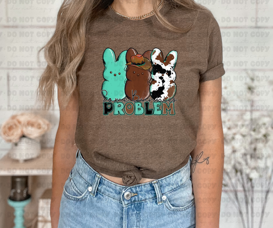 Somebunnies Problem Easter Shirts