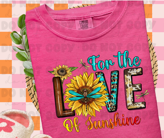 For the love of sunshine (sunflowers)