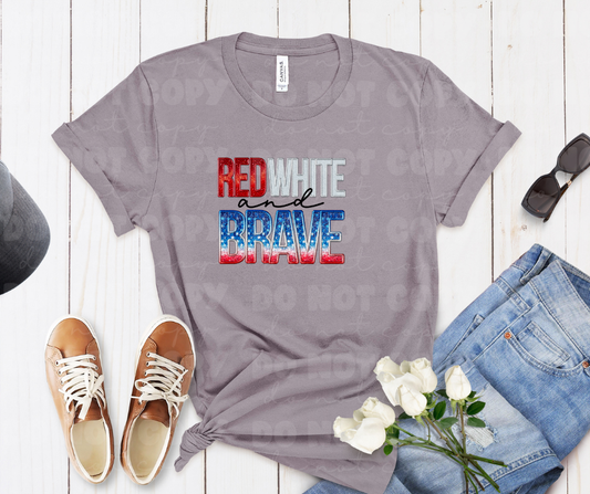 Red white and brave