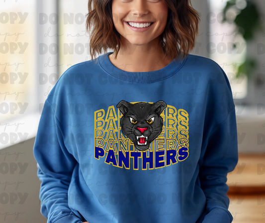 Panthers blue mascot