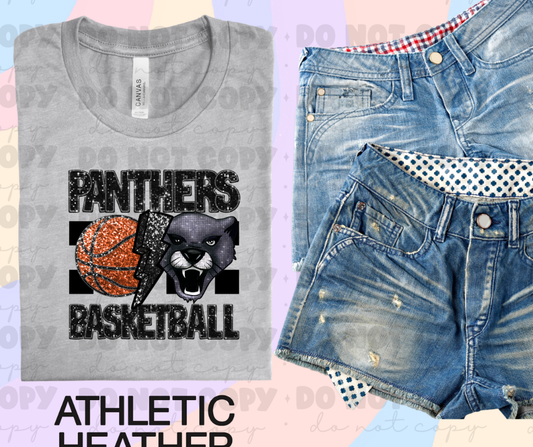 Panthers basketball glitter