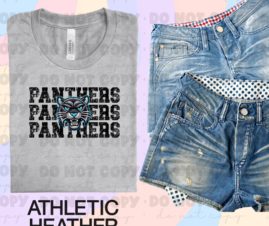 Panthers stacked glitter