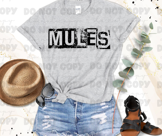 Mules grunge