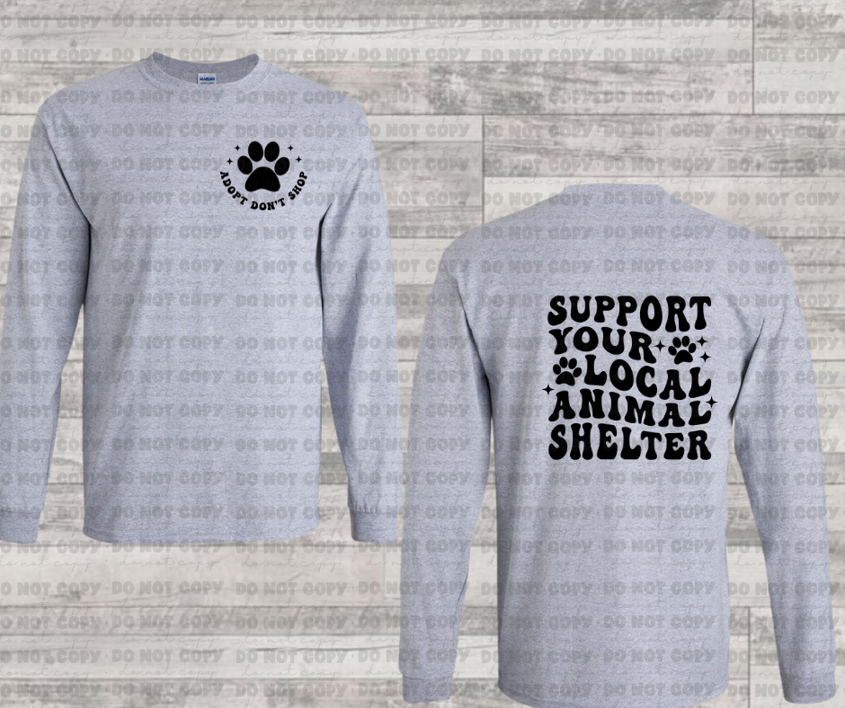 Support your local animal shelter