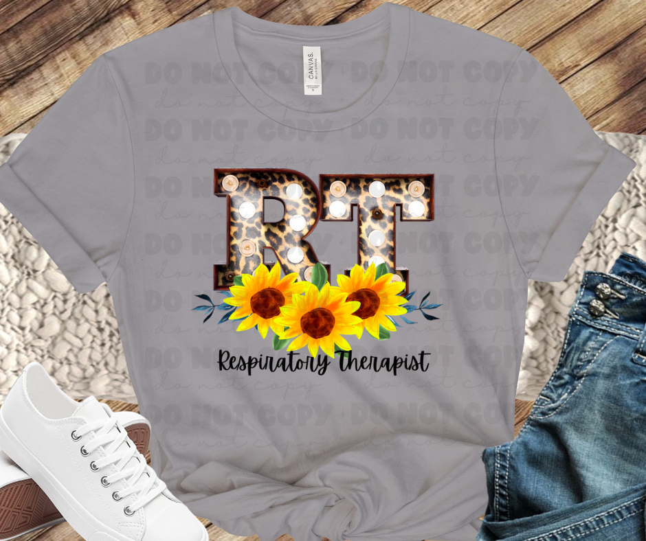 Respiratory Therapist RT Sunflowers