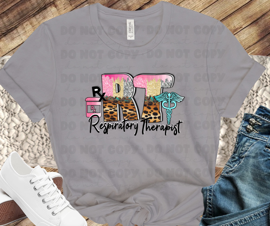 Leopard print Respiratory Therapist