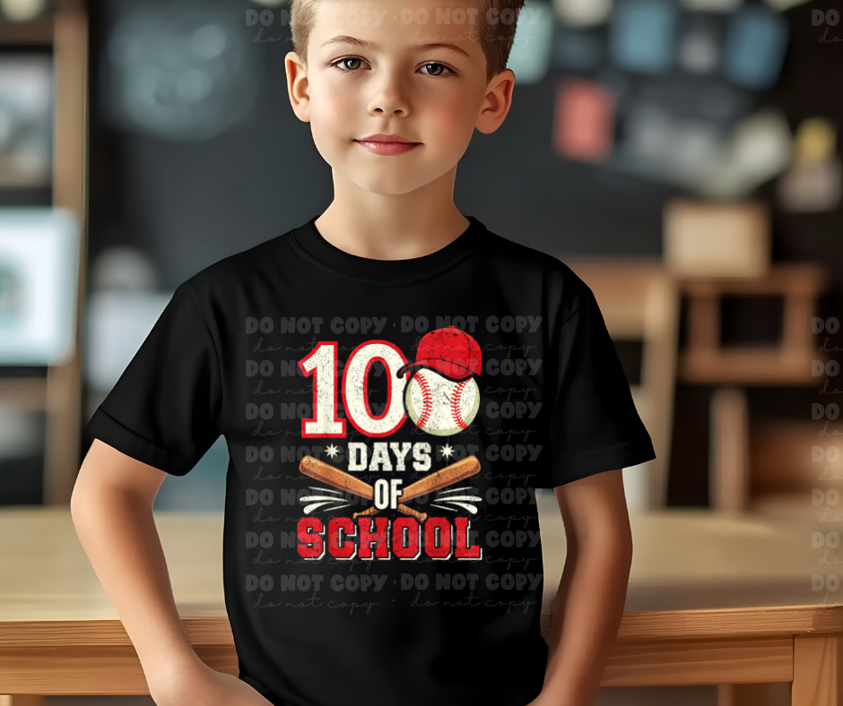 100 days of school baseball