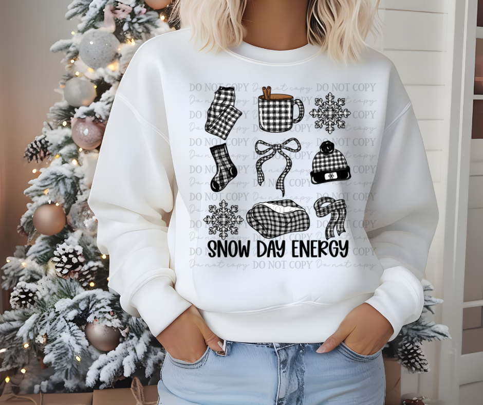 Snow day energy drop down