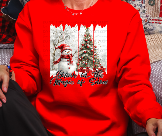 Believe in the magic of snow