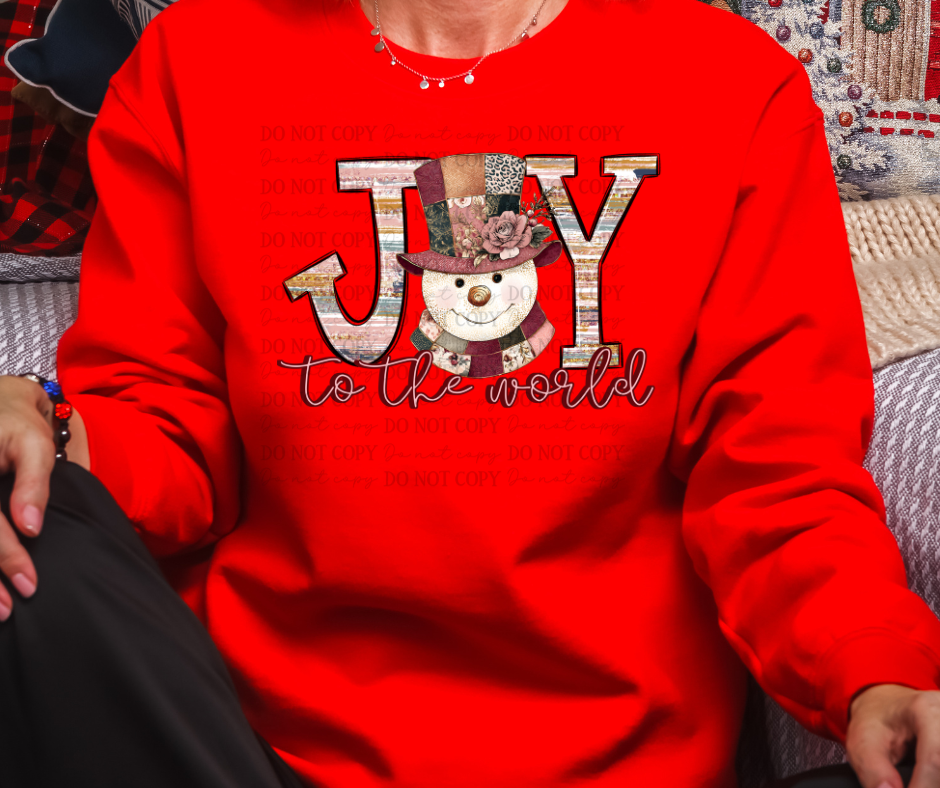 Joy to the World snowman