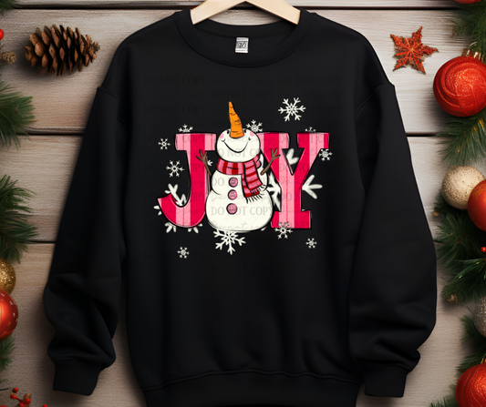 Joy (pink snowman )