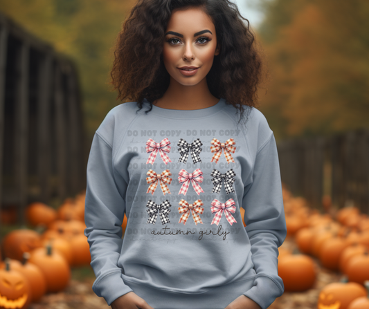 Autumn Girly Coquette Bows