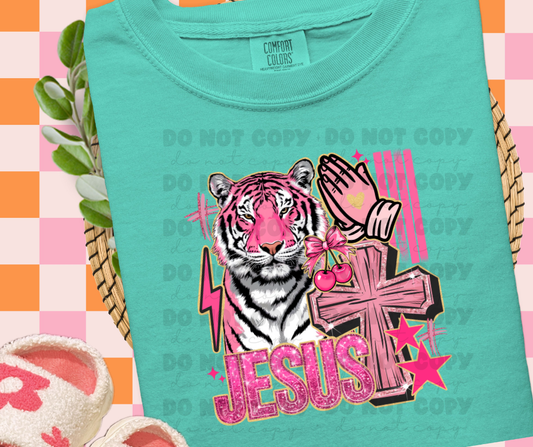 Jesus (cross and tiger)