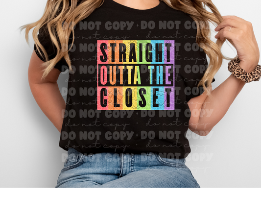 Straight outta the closet