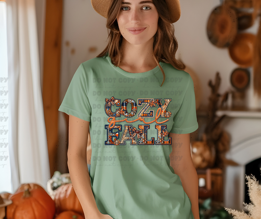 Cozy Fall Girl