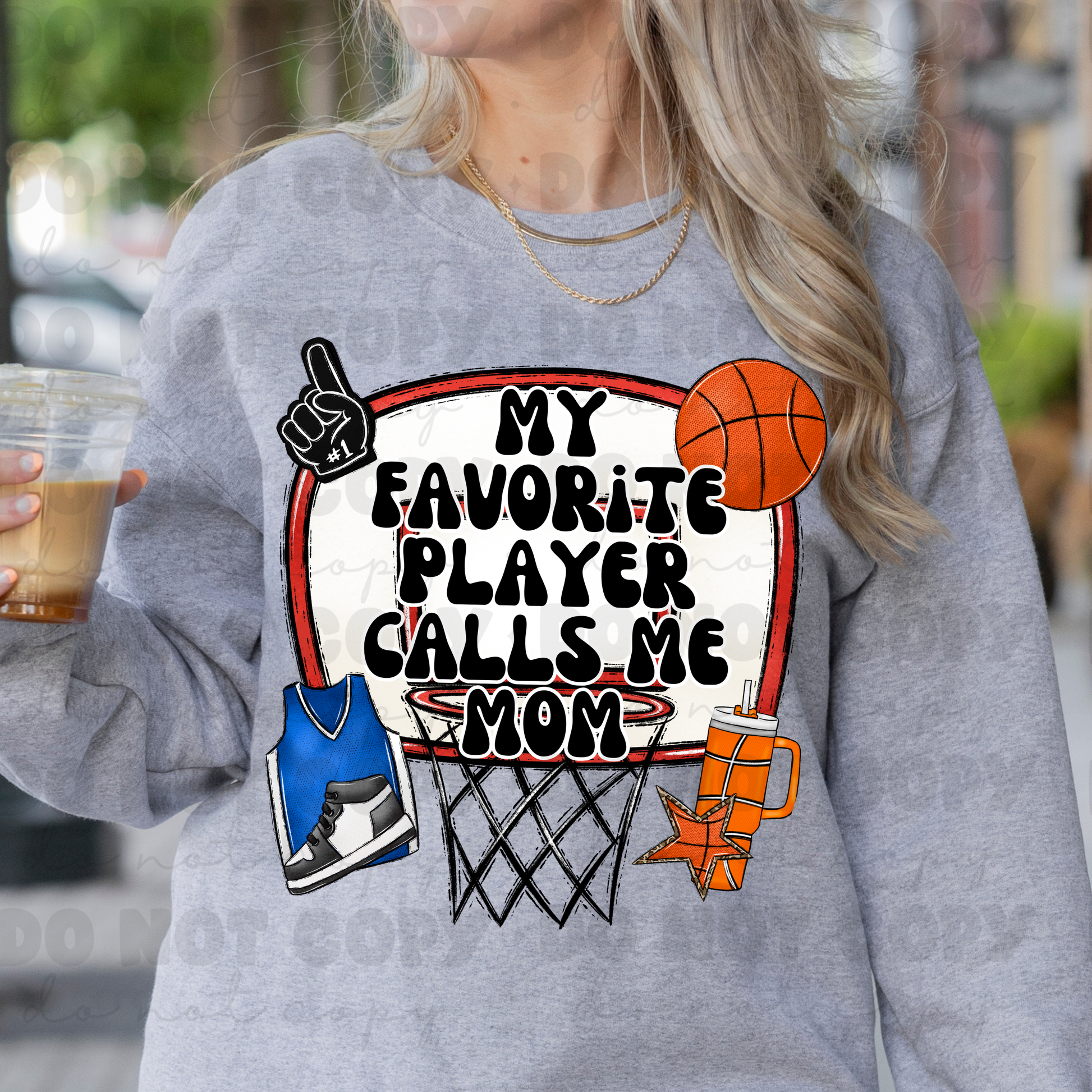 My Favorite Players Call Me Mom Basketball Tee