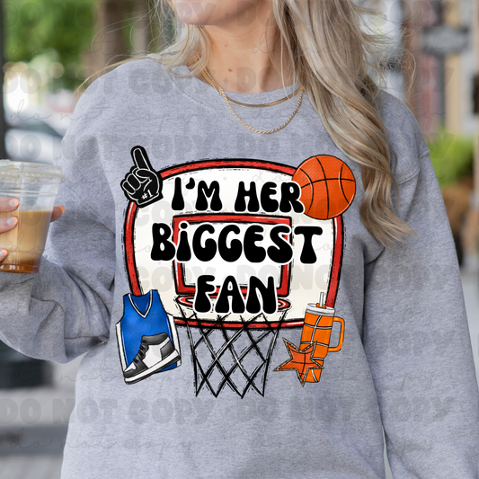 I’m Her Biggest Fan Basketball Tee