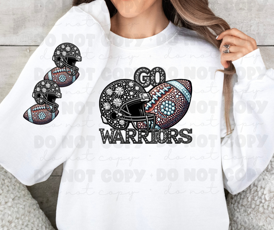 Warriors Football with sleeve